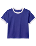 Blue Ringer Baby Tee