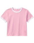 Pink Ringer Baby Tee