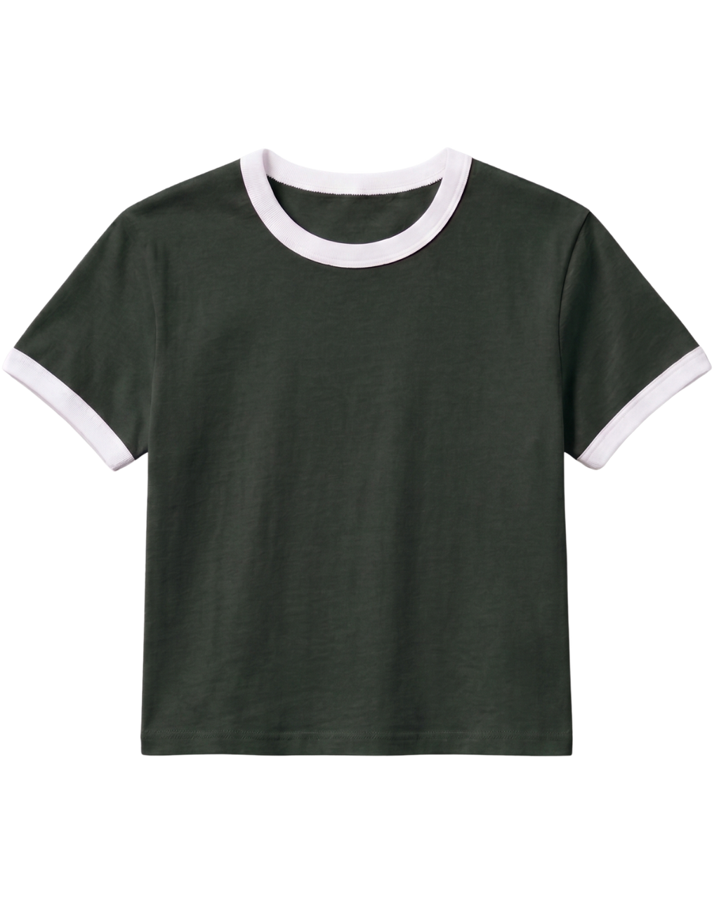 Olive Ringer Baby Tee
